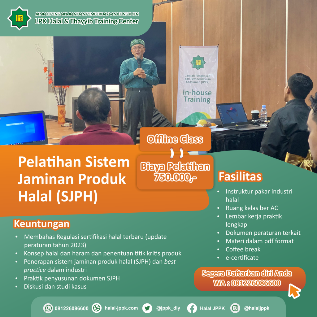 iklan pelatihan SJPH + harga promo