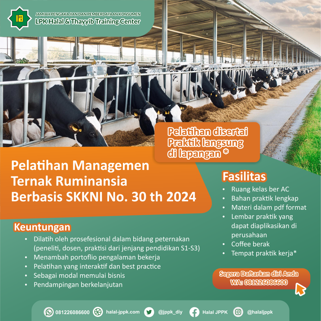 iklan pelatihan manajemen ternak